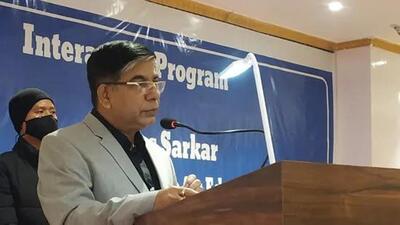 Union minister of state for education, Subhas Sarkar. (File Photo)