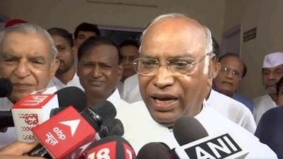 Congress president Mallikarjun Kharge said he had eye-related problems for which he could not attend the Independence Day event at Red Fort on Tuesday.
