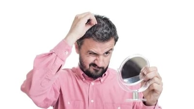 Until recently there was little scientific evidence explaining the role of stress in greying hair. (Stock) Until recently there was little scientific evidence explaining the role of stress in greying hair. (Stock)