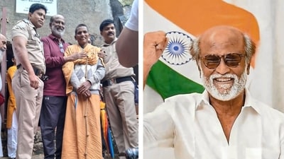 Rajinikanth helped a man on his trip to the Himalayas. Rajinikanth helped a man on his trip to the Himalayas.