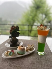 Thandai Semifreddo (Organic Tricoloured) (Chef Vijay Kumar)
