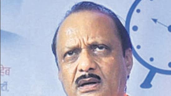 Thane, India - August, 09, 2023: maharashtra deputy CM Ajit Pawar inaugurated the new thane central NCP office ( Ajhit Pawar Camp) on Wednesday in thane Flower valley service road , in Thane, in Mumbai, India, on,Wednesday, August, 09, 2023. ( Praful Gangurde / HT Photo )