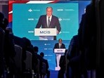 Russia's Foreign Minister Sergey Lavrov delivers a speech during the Moscow Conference on International Security in Kubinka. Russia's Foreign Minister Sergey Lavrov delivers a speech during the Moscow Conference on International Security in Kubinka.