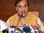 Assam Chief Minister Himanta Biswa Sarma addresses a press conference, in Guwahati, Tuesday, Aug. 8, 2023. (PTI) Assam Chief Minister Himanta Biswa Sarma addresses a press conference, in Guwahati, Tuesday, Aug. 8, 2023. (PTI)