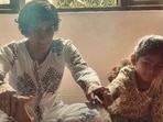 Mandira Bedi and her kids perform a havan for late filmmaker Raj Kaushal.