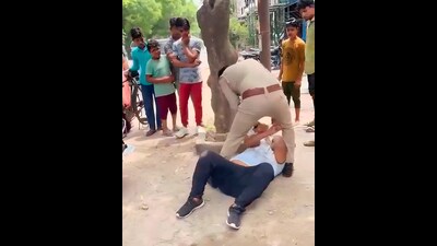 (A screen grab of the video which went viral on Tuesday.)