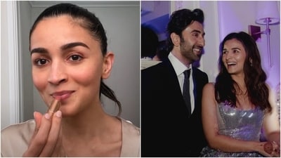 Alia Bhatt shares the weird way she applies her lipstick and why Ranbir Kapoor tell her to wipe it off. (Instagram) Alia Bhatt shares the weird way she applies her lipstick and why Ranbir Kapoor tell her to wipe it off. (Instagram)