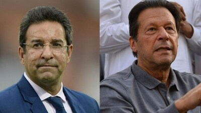 Wasim Akram (L) came in defence of Imran Khan after the latter was omitted for a legends video posted by PCB (File) Wasim Akram (L) came in defence of Imran Khan after the latter was omitted for a legends video posted by PCB (File)