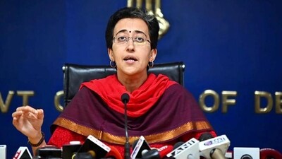 Delhi minister Atishi. (HT PHOTO)