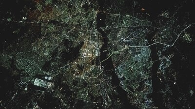 The picture shared by AlNeyadi was shot during the night and showed Delhi lit up. With lights on across the city, the picture revealed a marvelous map of the national capital. (Twitter/@Astro_Alneyadi) The picture shared by AlNeyadi was shot during the night and showed Delhi lit up. With lights on across the city, the picture revealed a marvelous map of the national capital. (Twitter/@Astro_Alneyadi)