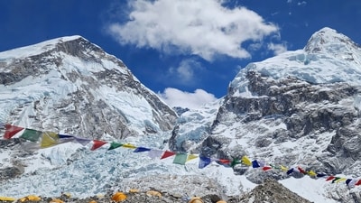 The Japanese mountaineer slipped and fell at an altitude of 5,380 meters (17,650 feet) while trying to ascend the mountain. (File) (Representational Image) (AFP) The Japanese mountaineer slipped and fell at an altitude of 5,380 meters (17,650 feet) while trying to ascend the mountain. (File) (Representational Image) (AFP)