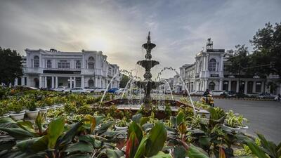 NDMC has installed fountains at 11 locations. (Raj K Raj/HT) NDMC has installed fountains at 11 locations. (Raj K Raj/HT)