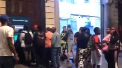 Some people with low balances were able to take out 1,000 euros in cash (Twitter/ @iDeniseRoss) Some people with low balances were able to take out 1,000 euros in cash (Twitter/ @iDeniseRoss)