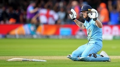 Ben Stokes reacts during the ICC Cricket World Cup 2019 final against England (Getty/File ) Ben Stokes reacts during the ICC Cricket World Cup 2019 final against England (Getty/File )