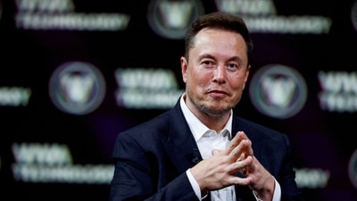 FILE PHOTO: Elon Musk, Chief Executive Officer of SpaceX and Tesla and owner of Twitter, gestures as he attends the Viva Technology conference dedicated to innovation and startups at the Porte de Versailles exhibition centre in Paris, France, June 16, 2023. (REUTERS)
