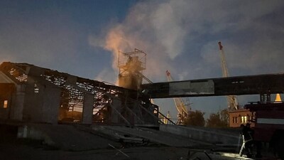 Russia-Ukraine War: A view of a damaged building, (AFP)