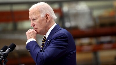 MILWAUKEE, WISCONSIN - AUGUST 15: U.S. President Joe Biden speaks to guests at Ingeteam Inc., an electrical equipment manufacturer, on August 15, 2023 in Milwaukee, Wisconsin. Biden used the opportunity to speak about his "Bidenomics" economic plan on the one-year anniversary of the Inflation Reduction Act of 2022. Scott Olson/Getty Images/AFP (Photo by SCOTT OLSON / GETTY IMAGES NORTH AMERICA / Getty Images via AFP) (Getty Images via AFP) MILWAUKEE, WISCONSIN - AUGUST 15: U.S. President Joe Biden speaks to guests at Ingeteam Inc., an electrical equipment manufacturer, on August 15, 2023 in Milwaukee, Wisconsin. Biden used the opportunity to speak about his "Bidenomics" economic plan on the one-year anniversary of the Inflation Reduction Act of 2022. Scott Olson/Getty Images/AFP (Photo by SCOTT OLSON / GETTY IMAGES NORTH AMERICA / Getty Images via AFP) (Getty Images via AFP)