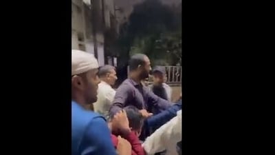 AIMIM leader Waris Pathan shared the video of a Muslim man being beaten up at Bandra in Mumbai for 'going out with a Hindu girl'.