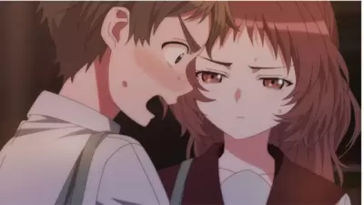 Komura and Mie in The Girl I Like Forgot Her Glasses (Image via GoHands) Komura and Mie in The Girl I Like Forgot Her Glasses (Image via GoHands)