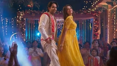 Ayushmann Khurrana and Ananya Panday in Naach