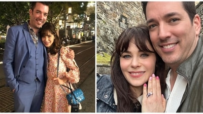 Zooey Deschanel and Jonathan Scott are now engaged. Zooey Deschanel and Jonathan Scott are now engaged.
