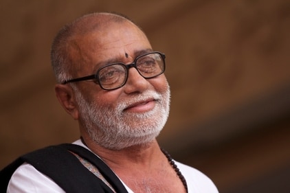 Morari Bapu memorised the entire Ramcharitmanas at when he was 12 and began reciting Ram Katha at 14. (Official website/Mprari Bapu) Morari Bapu memorised the entire Ramcharitmanas at when he was 12 and began reciting Ram Katha at 14. (Official website/Mprari Bapu)