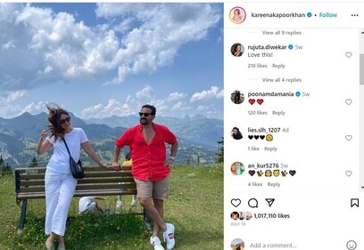 A glimpse of Saif and Kareena's family vacation this year.