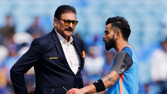 Former Indian cricket coach Ravi Shastri with Virat Kohli (ANI )