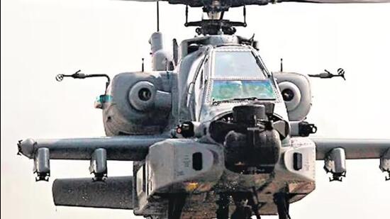 The army ordered six AH64E Apache attack helicopters for more than ₹4,100 crore. (Representative Image)