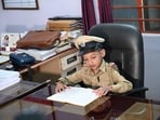 8 year old suffering from heart disease turns into a cop in Karnataka's Shimoga