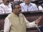 Union education minister Dharmendra Pradhan. (ANI)