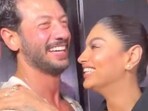 Jad Hadid and Akanksha Puri kissed on the red carpet.