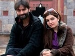 Yasin Malik and his wife Mushaal Hussain Malik