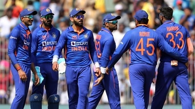Team India players in action during the ODI series against Australia earlier this year (ANI) Team India players in action during the ODI series against Australia earlier this year (ANI)