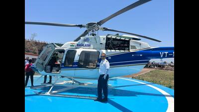 Captain Nitin Welde, aviation veteran and member of the Rotary Wing Society of India (HT PHOTO) Captain Nitin Welde, aviation veteran and member of the Rotary Wing Society of India (HT PHOTO)