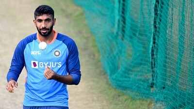 (FILES) India's Jasprit Bumrah prepares to bowl in nets during a practice session. (AFP) (FILES) India's Jasprit Bumrah prepares to bowl in nets during a practice session. (AFP)