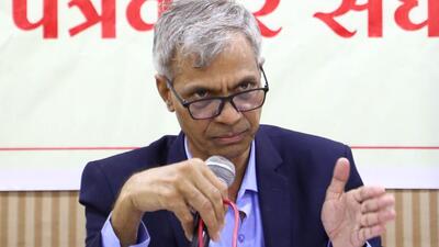 Savitribai Phule Pune University vice-chancellor professor Suresh Gosavi at Patrakar Bhavan on Thursday. (RAHUL RAUTHT PHOTO) Savitribai Phule Pune University vice-chancellor professor Suresh Gosavi at Patrakar Bhavan on Thursday. (RAHUL RAUTHT PHOTO)