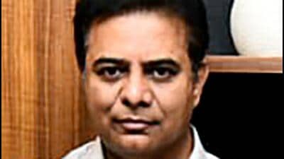 Telangana minister K T Rama Rao, who held a meeting of officials, announced that distribution of double-bedroom houses which were completed under “Dignity Housing” scheme in Hyderabad will begin next week. (ANI) Telangana minister K T Rama Rao, who held a meeting of officials, announced that distribution of double-bedroom houses which were completed under “Dignity Housing” scheme in Hyderabad will begin next week. (ANI)