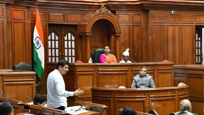 The Delhi assembly convened for a two-day session on Wednesday (HT File Photo)