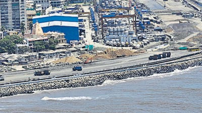 The basic drawings and plan will be rolled out in 15 days. “The makeover will involve minor work rather than massive construction,” said Mehendale. “It’s more of rationalising things like footpaths and shop fronts. It also includes a plan to have an access pedestrian bridge to enter from the coastal road side so that devotees waiting in the garden can directly come inside the temple without crossing the road.” (HT PHOTO) The basic drawings and plan will be rolled out in 15 days. “The makeover will involve minor work rather than massive construction,” said Mehendale. “It’s more of rationalising things like footpaths and shop fronts. It also includes a plan to have an access pedestrian bridge to enter from the coastal road side so that devotees waiting in the garden can directly come inside the temple without crossing the road.” (HT PHOTO)