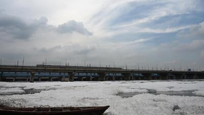 The report said that considerable efforts are still required to control sewage and industrial effluents flowing through these drains into the Yamuna. (Sunil Ghosh/HT Photo) The report said that considerable efforts are still required to control sewage and industrial effluents flowing through these drains into the Yamuna. (Sunil Ghosh/HT Photo)