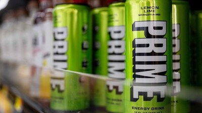 AUSTIN, TEXAS - JULY 10: PRIME energy drinks are displayed for sale on shelves at a Walmart Supercenter on July 10, 2023 in Austin, Texas. U.S. Senate Majority Leader Charles Schumer (D-NY) has called on the Food and Drug Administration to investigate Youtube stars Logan Paul and KSI's energy drink PRIME. The call for the investigation comes after Schumer claimed that the high caffeine-based beverage is being targeted at children. (Getty Images via AFP) AUSTIN, TEXAS - JULY 10: PRIME energy drinks are displayed for sale on shelves at a Walmart Supercenter on July 10, 2023 in Austin, Texas. U.S. Senate Majority Leader Charles Schumer (D-NY) has called on the Food and Drug Administration to investigate Youtube stars Logan Paul and KSI's energy drink PRIME. The call for the investigation comes after Schumer claimed that the high caffeine-based beverage is being targeted at children. (Getty Images via AFP)