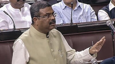 Union education minister Dharmendra Pradhan. (ANI) Union education minister Dharmendra Pradhan. (ANI)