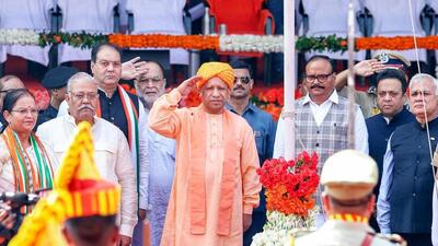 Uttar Pradesh chief minister Yogi Adityanath spoke about the state economy during the Independence Day celebrations. (FILE PHOTO) Uttar Pradesh chief minister Yogi Adityanath spoke about the state economy during the Independence Day celebrations. (FILE PHOTO)