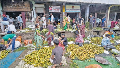 Vegetables on sale at Azadpur Mandi, in New Delhi, amid soaring prices. (PTI) Vegetables on sale at Azadpur Mandi, in New Delhi, amid soaring prices. (PTI)