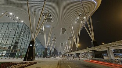 A woman allegedly refused to be frisked and assaulted a female officer from the CISF during pre-flight security checks at the Kempegowda International Airport. (Bengaluruairport.com) A woman allegedly refused to be frisked and assaulted a female officer from the CISF during pre-flight security checks at the Kempegowda International Airport. (Bengaluruairport.com)