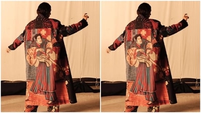 Sobhita added more boss lady vibes to her look with an oversized trench coat featuring intricate pattern in multiple colours. "Somewhere from the world of Samurais and Geishas.. warm warm winters and crayon-drawn skies," Sobhita summed up her look.&nbsp; (Instagram/@sobhitad)