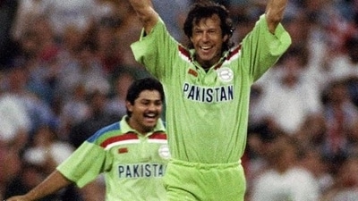 Imran Khan during the 1992 World Cup (File) Imran Khan during the 1992 World Cup (File)