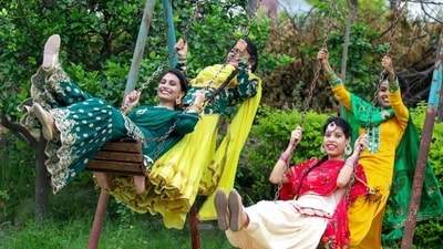 Hariyali Teej 2023: Shubh muhurat, Puja samagri, rituals (PTI) Hariyali Teej 2023: Shubh muhurat, Puja samagri, rituals (PTI)