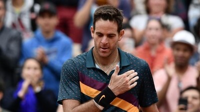 Argentina's Juan Martin del Potro at Roland Garros 2019 (AFP)